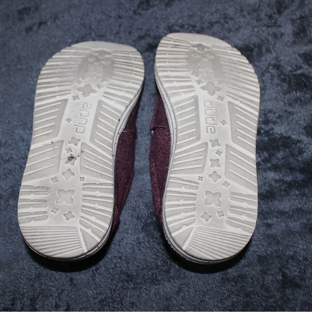 Hey dude Misty Burgundy Flats - Picture 5 of 6